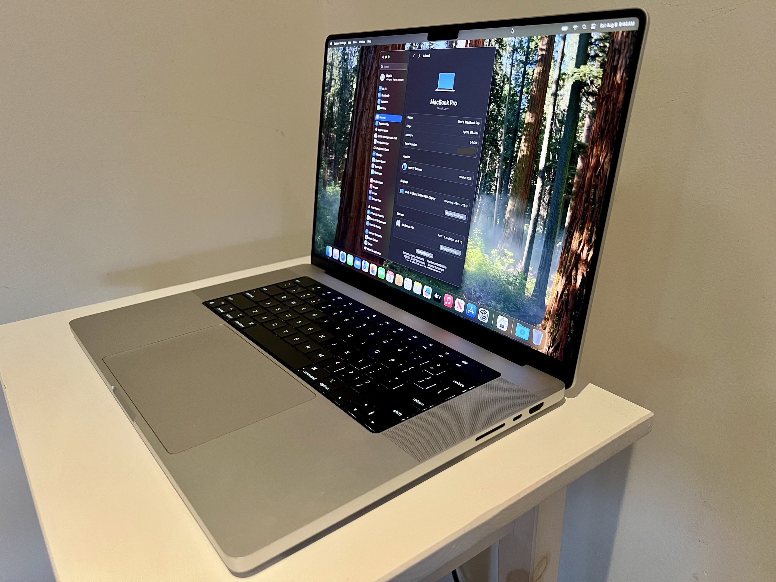MacBook Pro 16” (2021) – M1 Max / 64GB RAM / 8TB SSD — The Sonic